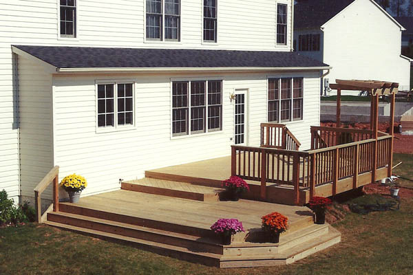 outdoor entertainment area